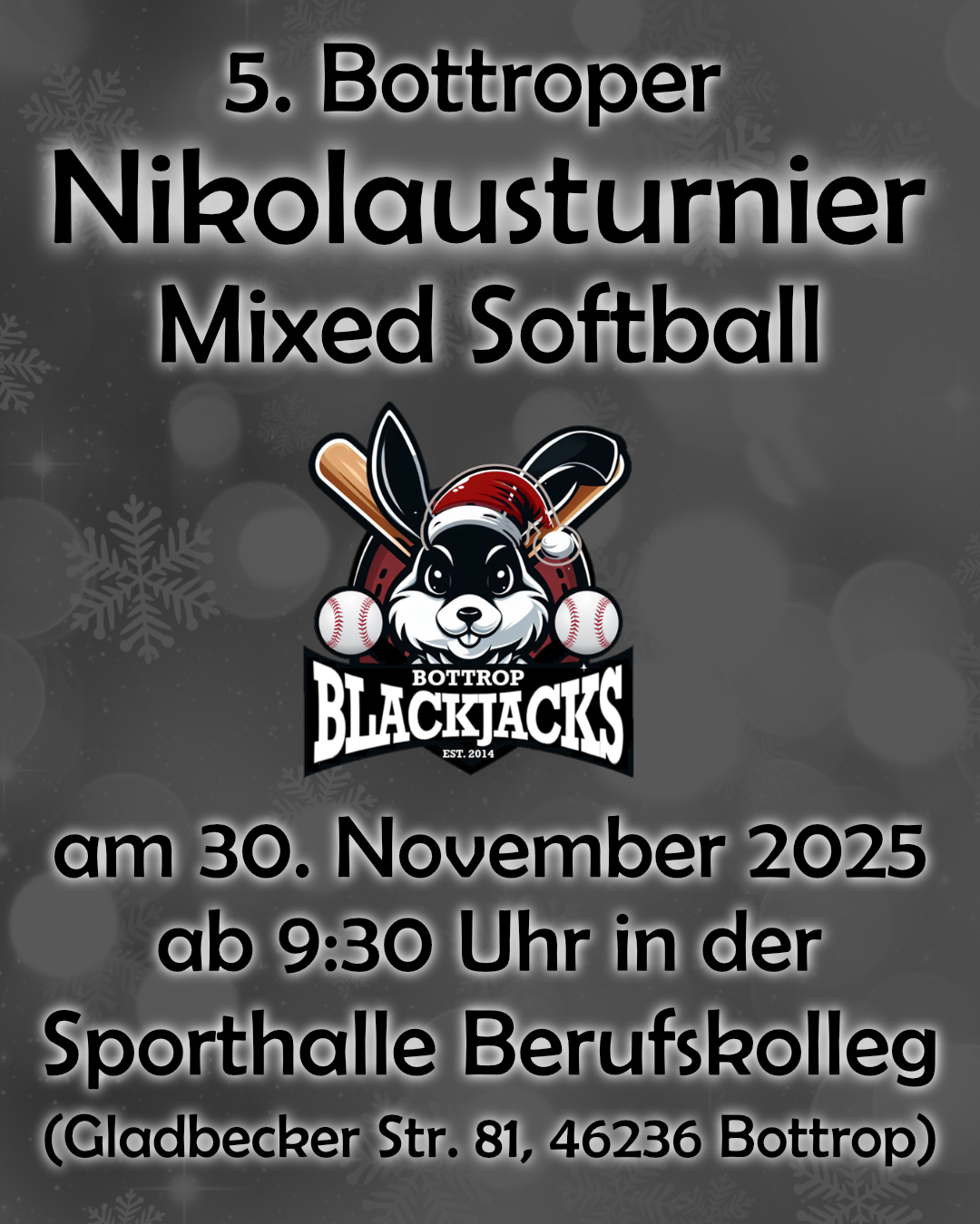 5. Bottroper Nikolausturnier am 30.11.2025